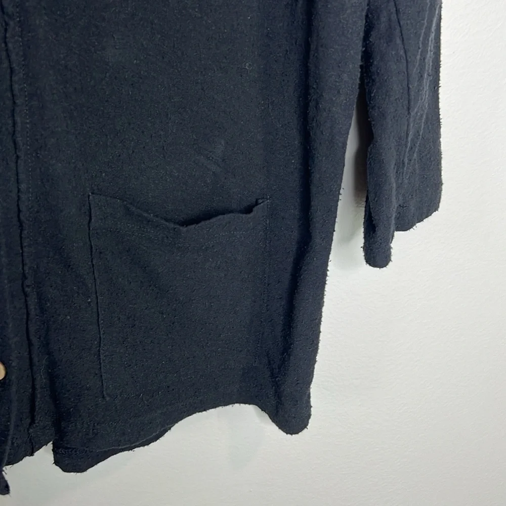 FREE PEOPLE Beach 100% Cotton Cardigan in Black size XS